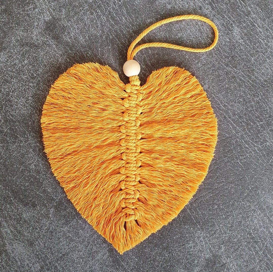 Macrame Heart Wall Hanging Kit
