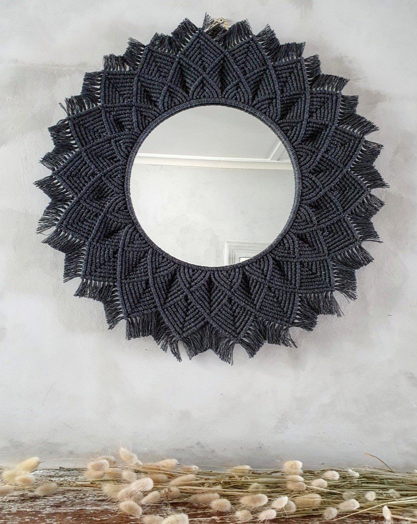 Fossil - Macrame Mirror