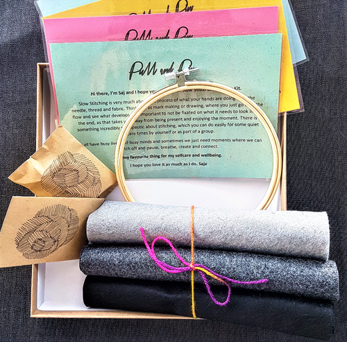Slow Stitch Kits -  Mindful Sewing Box